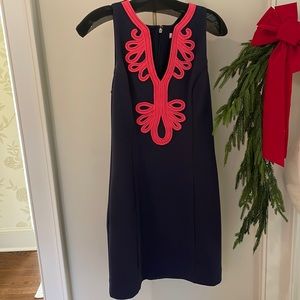 Lily Pulitzer blue and pink dress size small